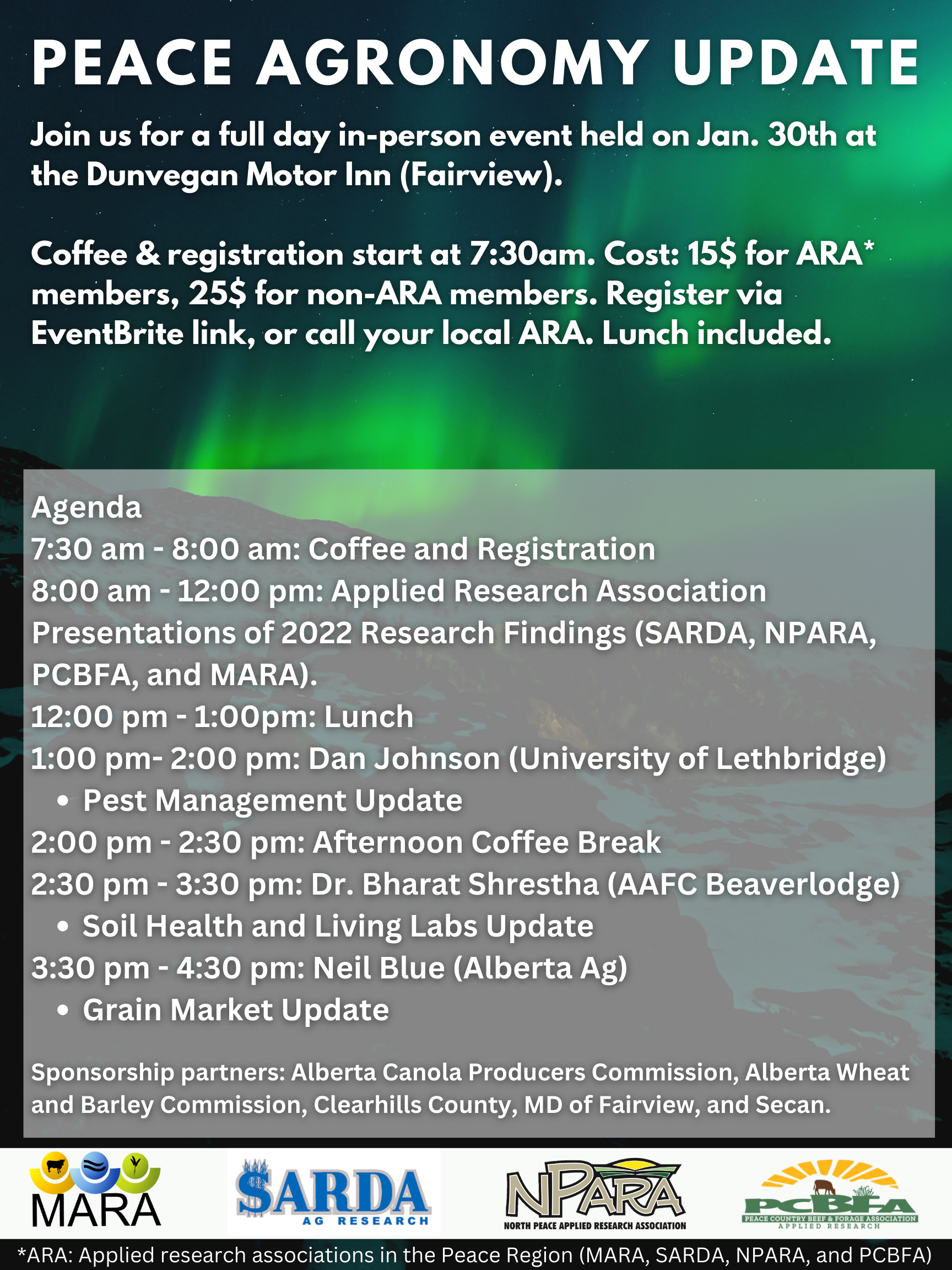 Peace Agronomy Update 2023
