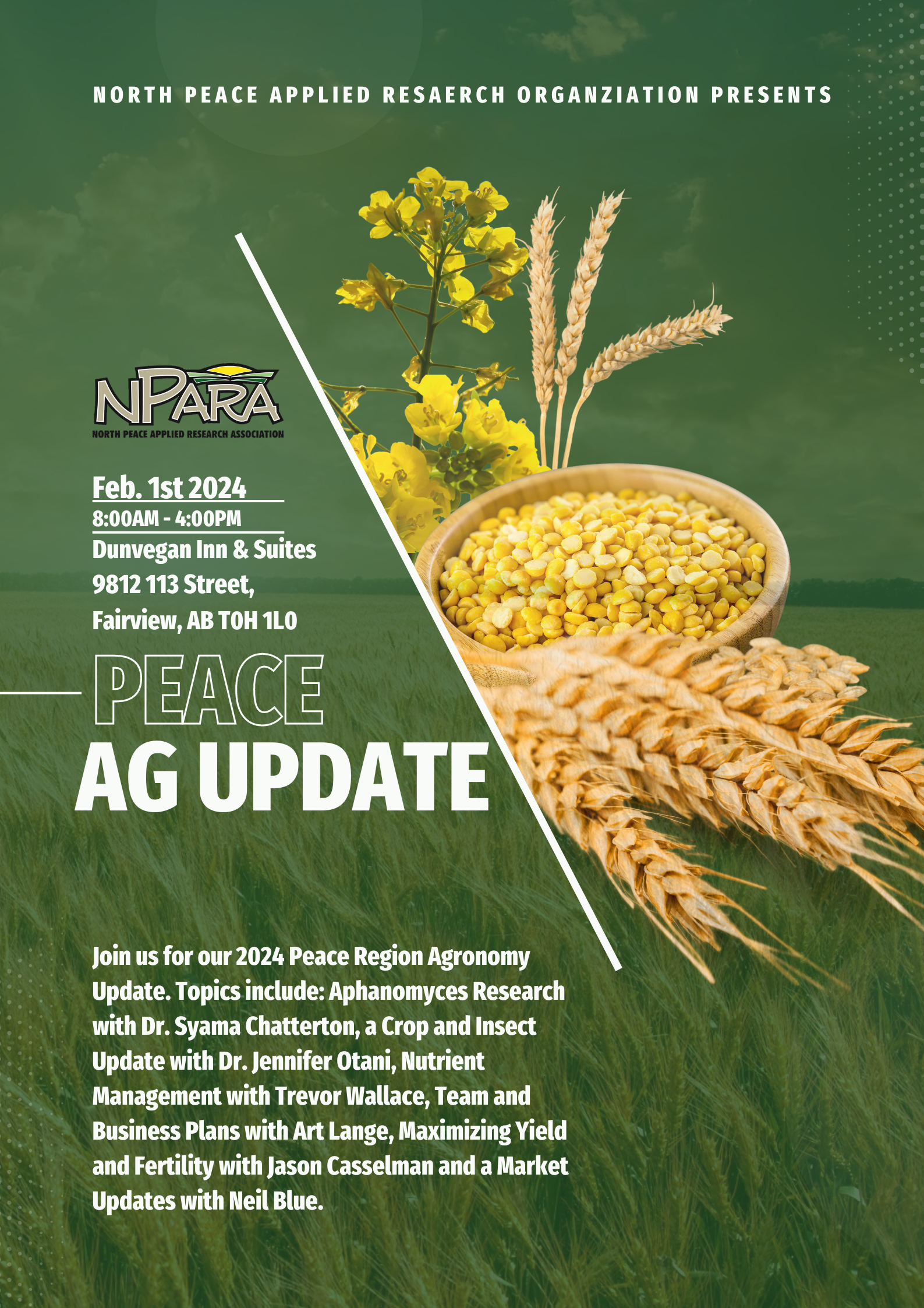 Peace ag update